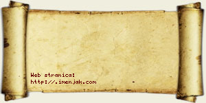 Joakim Vidosavljević vizit kartica